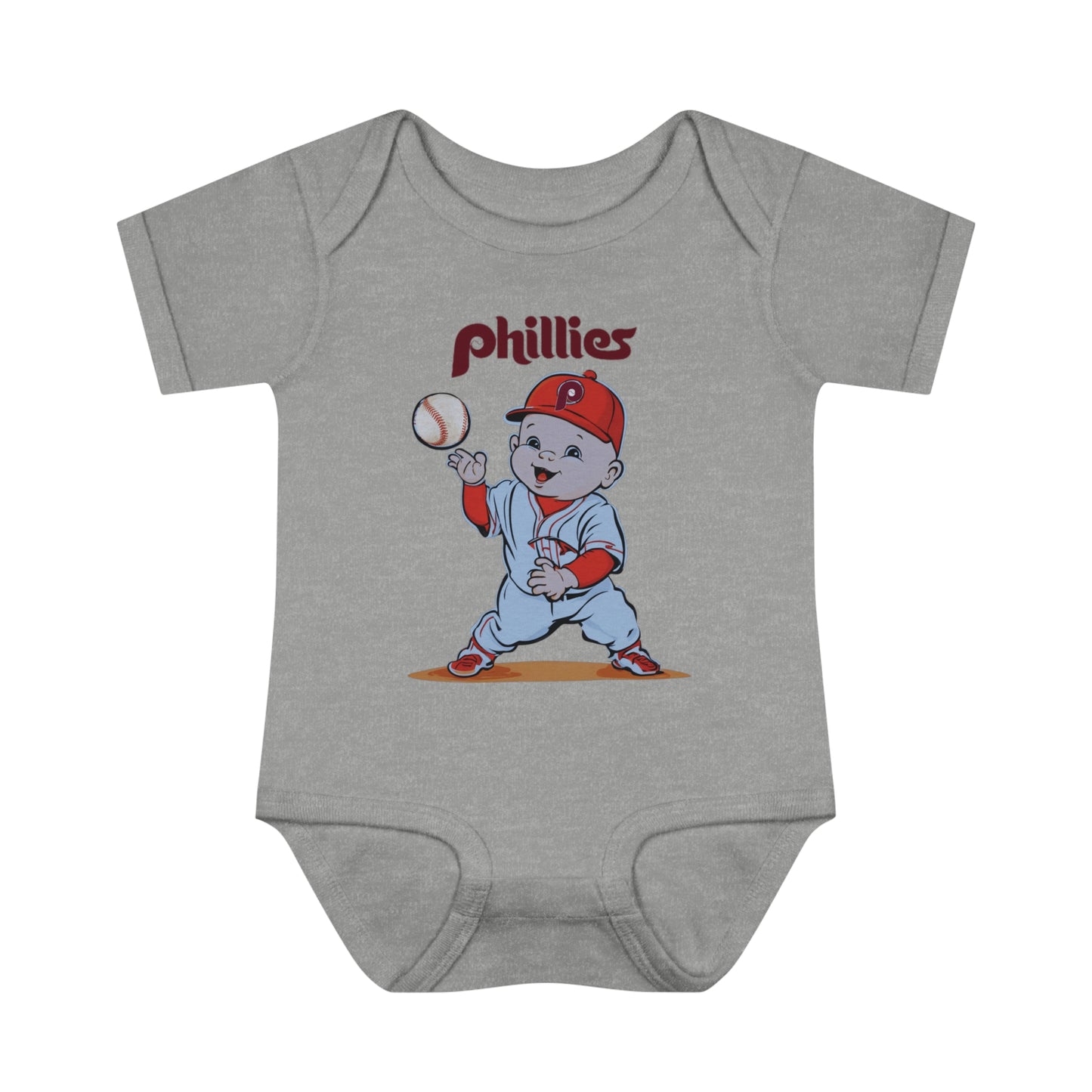 Phillies Baby Retro Infant Baby Rib Bodysuit Cutest New Fan Comfy Fit Super Soft Feel
