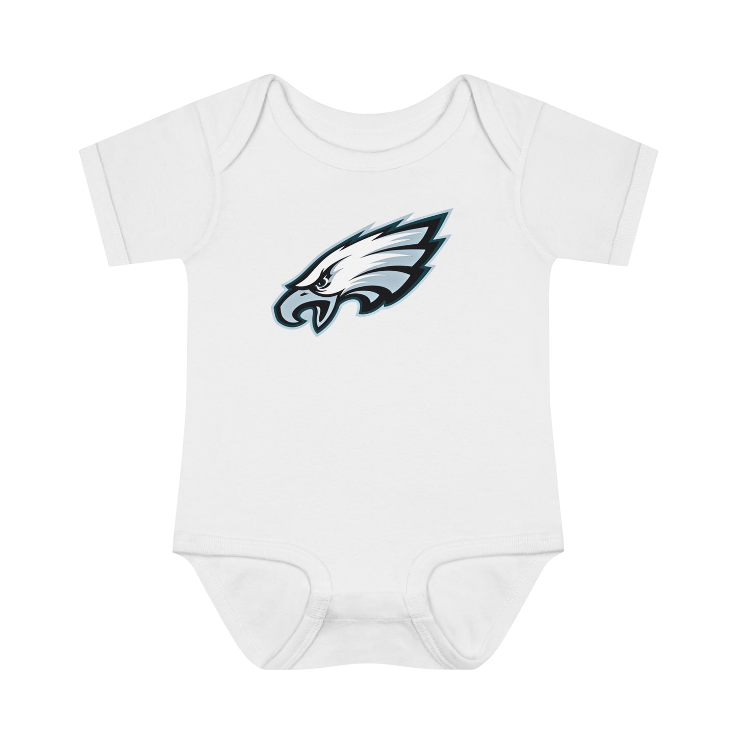 Infant Baby Rib Bodysuit Eagles Born A Fan Cutest New Fan Comfy Fit Super Soft Feel