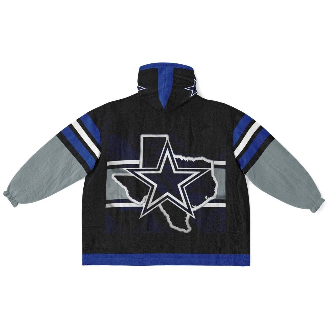 Dallas Cowboys "Dramatic Blitz" Black Football Cuddle Hoodie