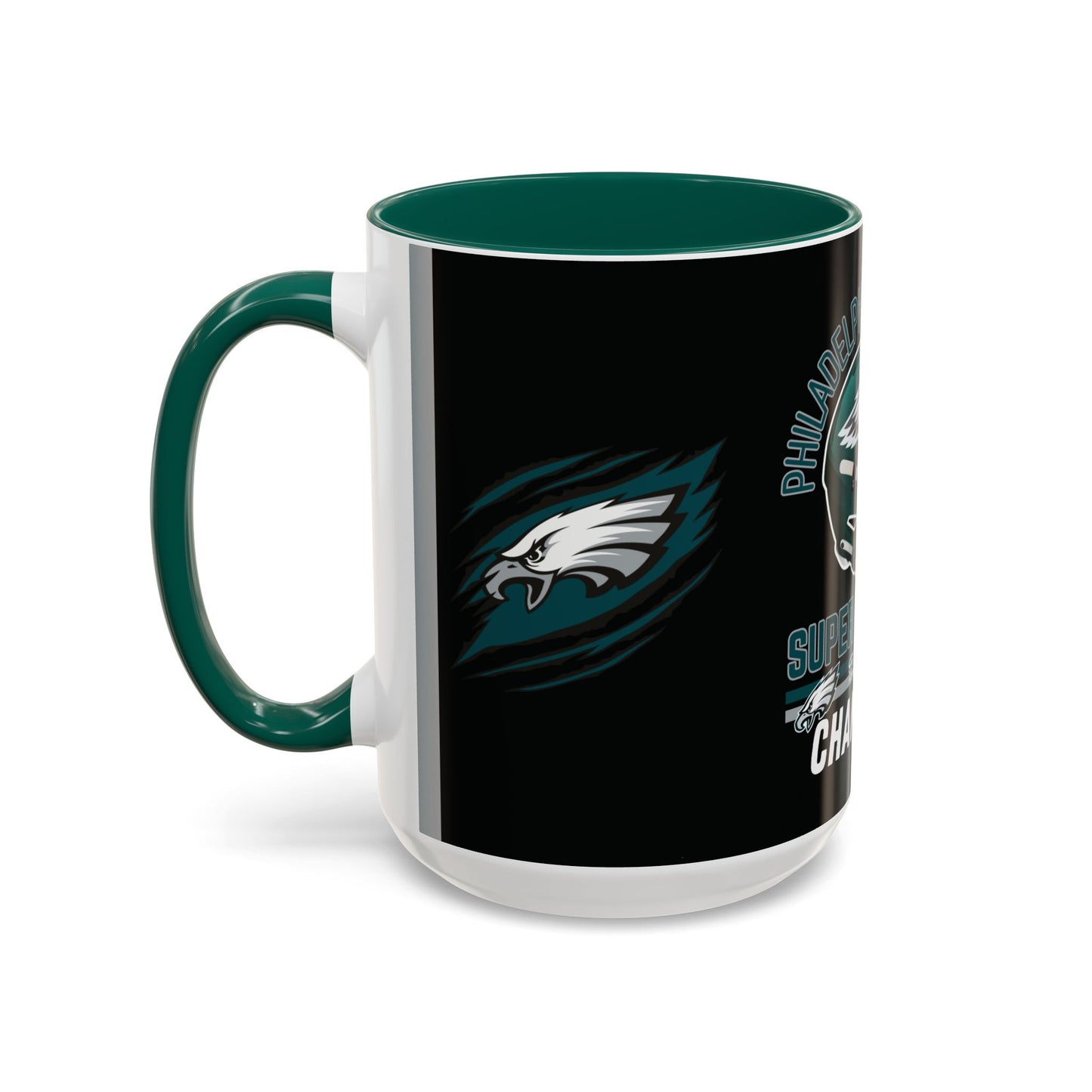 Eagles Midnight Green SB Colorful Mugs (11oz, 15oz)