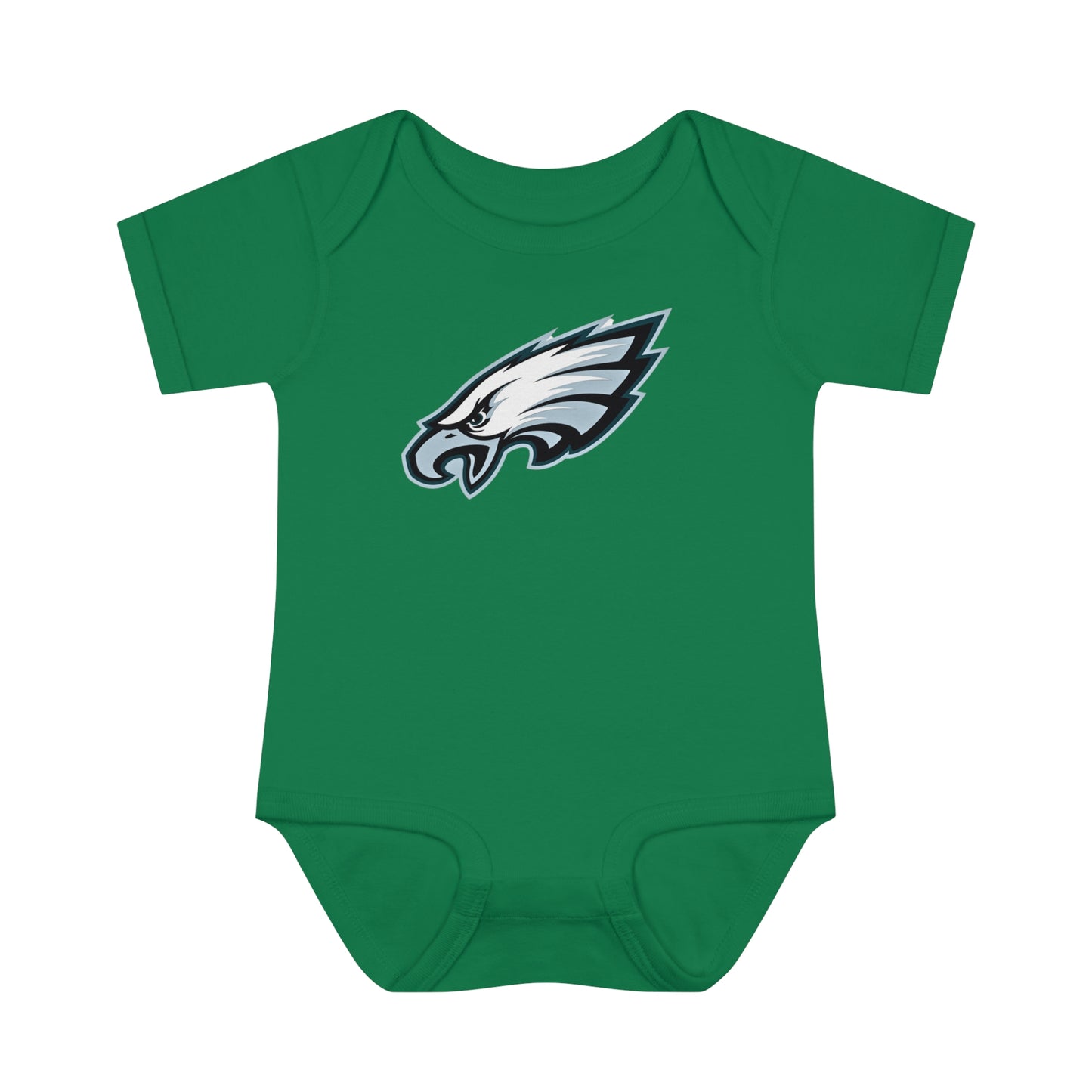 Infant Baby Rib Bodysuit Eagles Born A Fan Cutest New Fan Comfy Fit Super Soft Feel