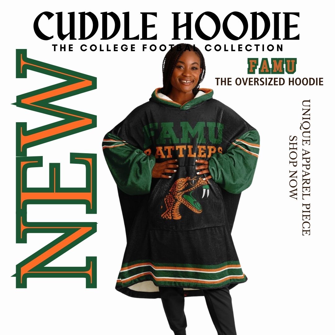 FAMU Black Cozy Cuddle Hoodie