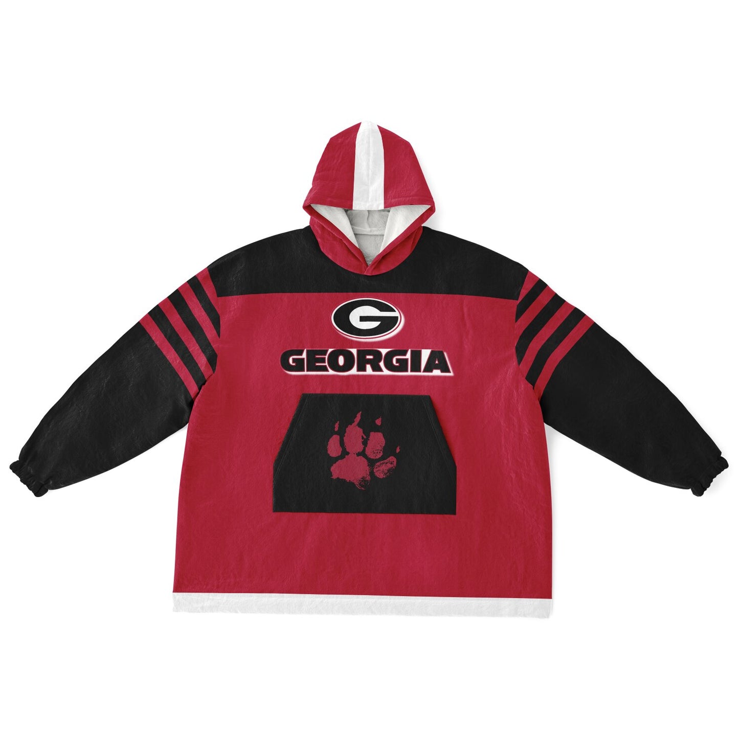 Georgia Red Dawgs Cozy Cuddle Hoodie Best Gift for Dawg Fans & Alumni