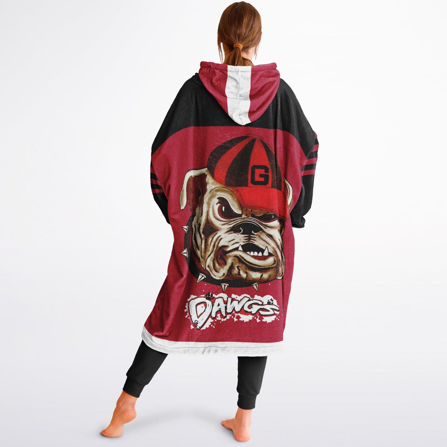 Georgia Red Dawgs Cozy Cuddle Hoodie Best Gift for Dawg Fans & Alumni