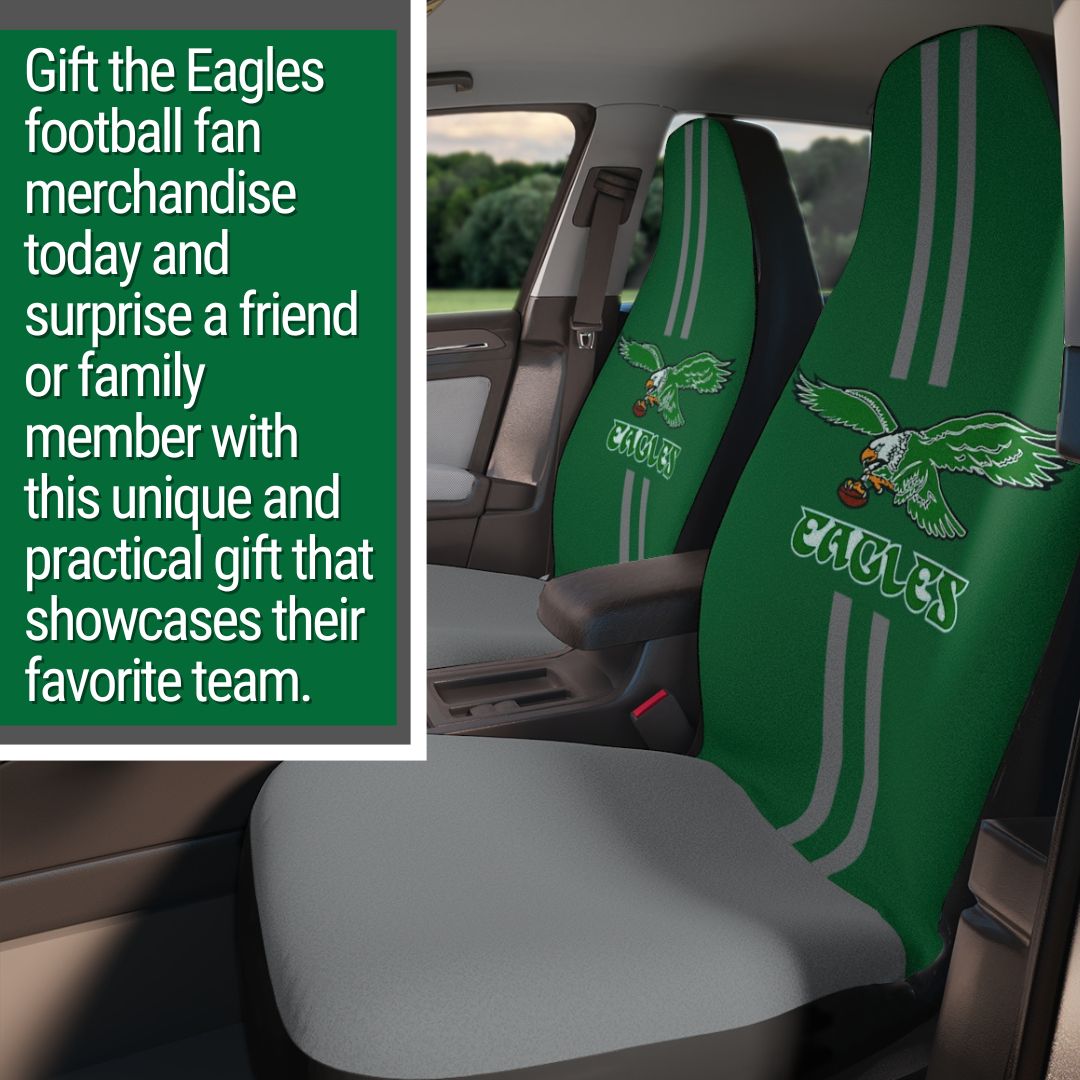 Throwback Philadelphia Eagles Green Car Seat Covers Philadelphia Eagles Truck Seat Protectors Philly Football Gift Eagles Fan Gift