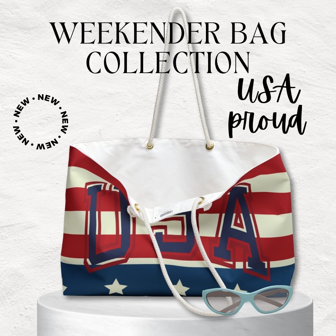 USA Weekender Bag Go Swimming Gift for Swim Fans Swim Mom