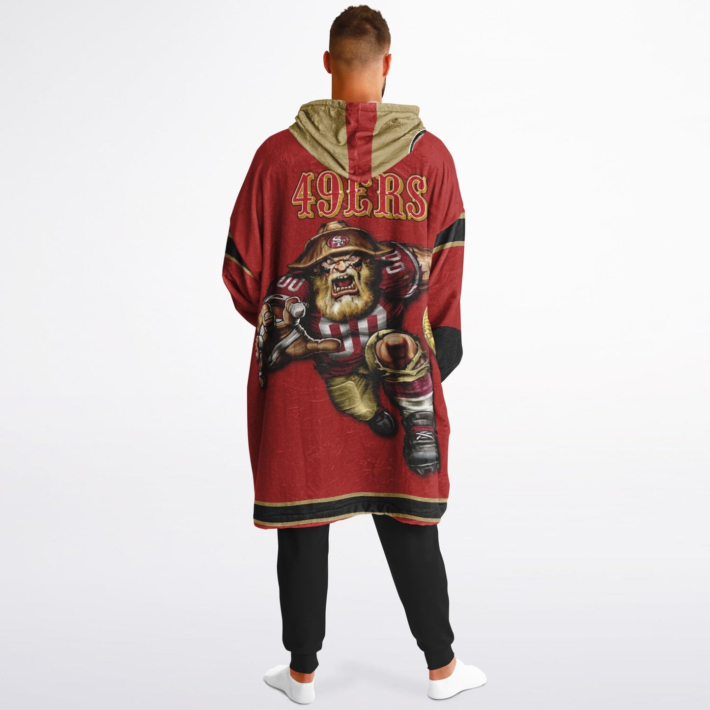 SF 49ers Red Cozy Cuddle Hoodie Gift for 49ers Fans
