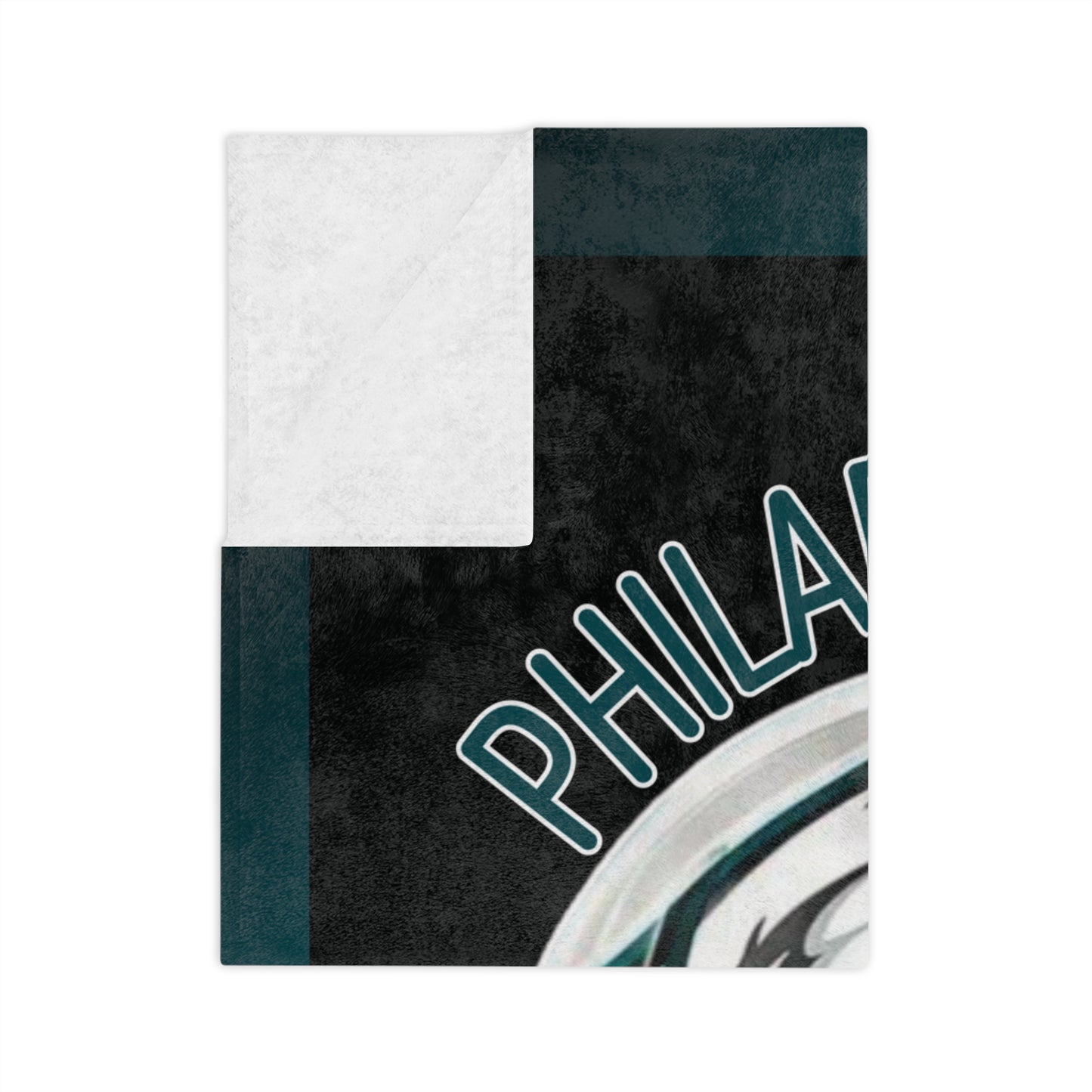 SB Champion Eagles Black Soft Blanket Birthday Gift for Eagles Football Fans Throw Blanket