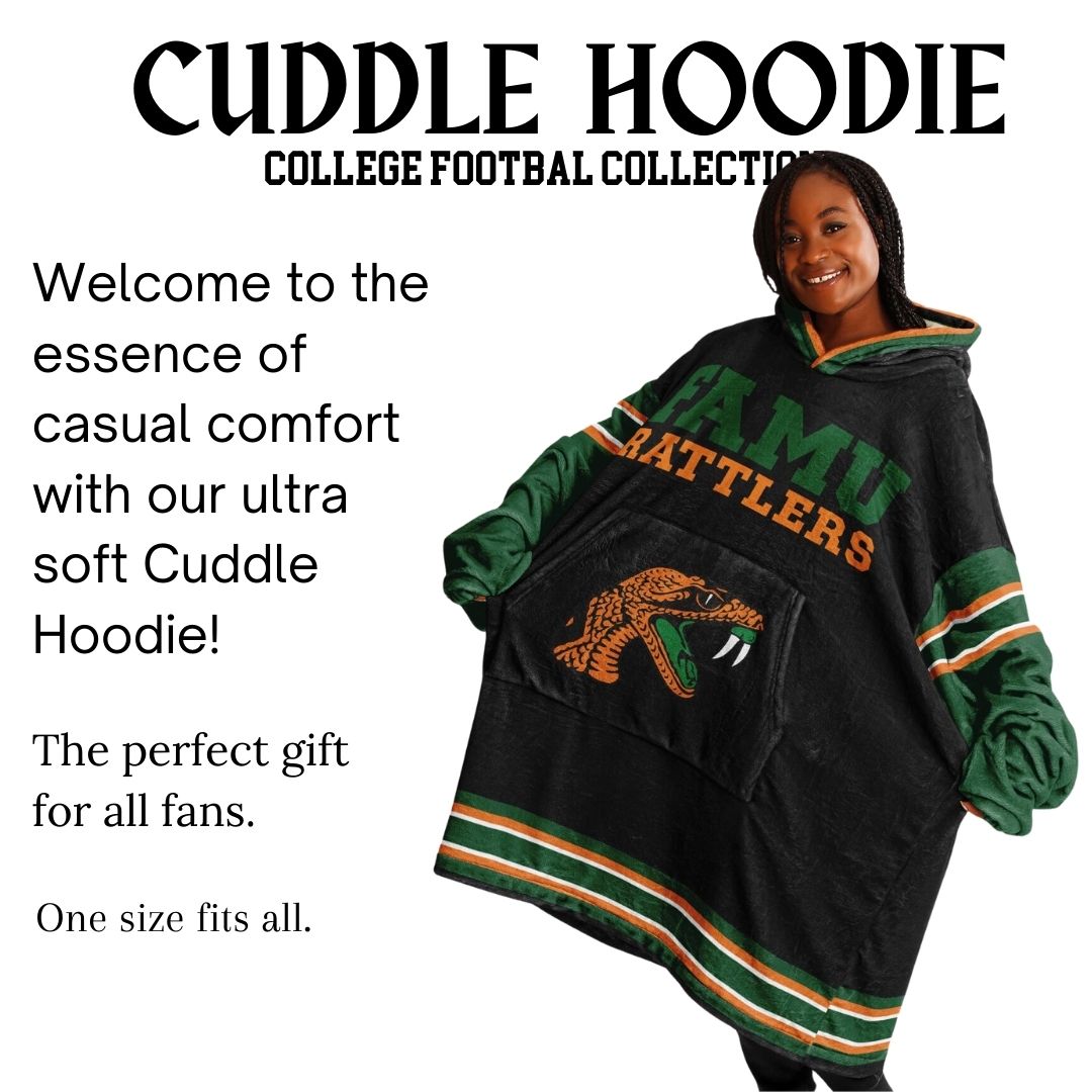 FAMU Black Cozy Cuddle Hoodie