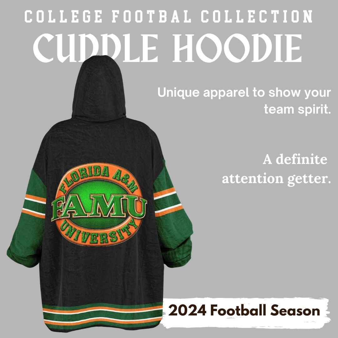 FAMU Black Cozy Cuddle Hoodie