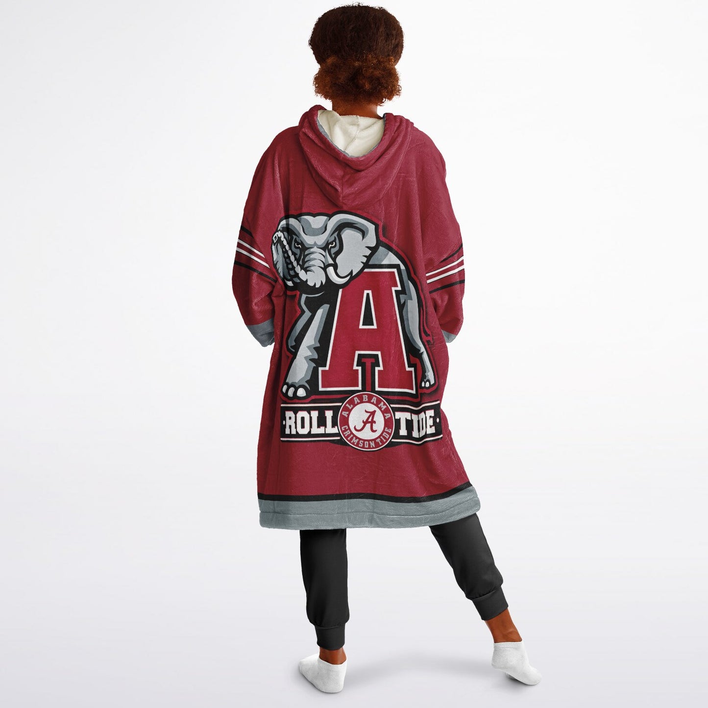 Youth Alalbama Crimson Tide Red Oversize Cuddle Hoodie Young Fan Gift From Alumni