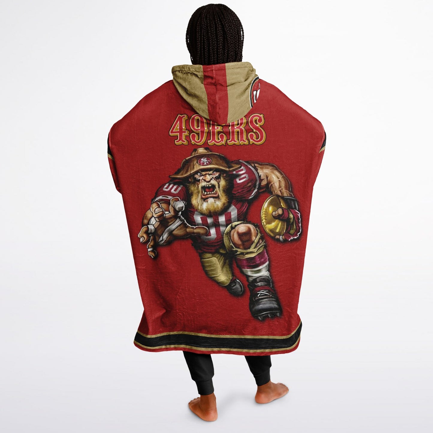 SF 49ers Red Cozy Cuddle Hoodie Gift for 49ers Fans
