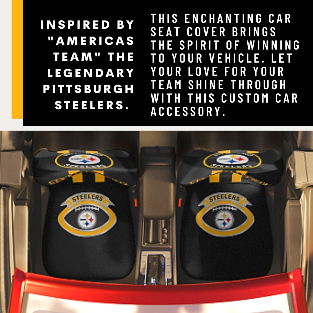 Pittsburgh Steelers Car Seat Covers Pittsburgh Steelers Football Truck Seat Protectors Steelers Football Gift Steelers Fan Gift