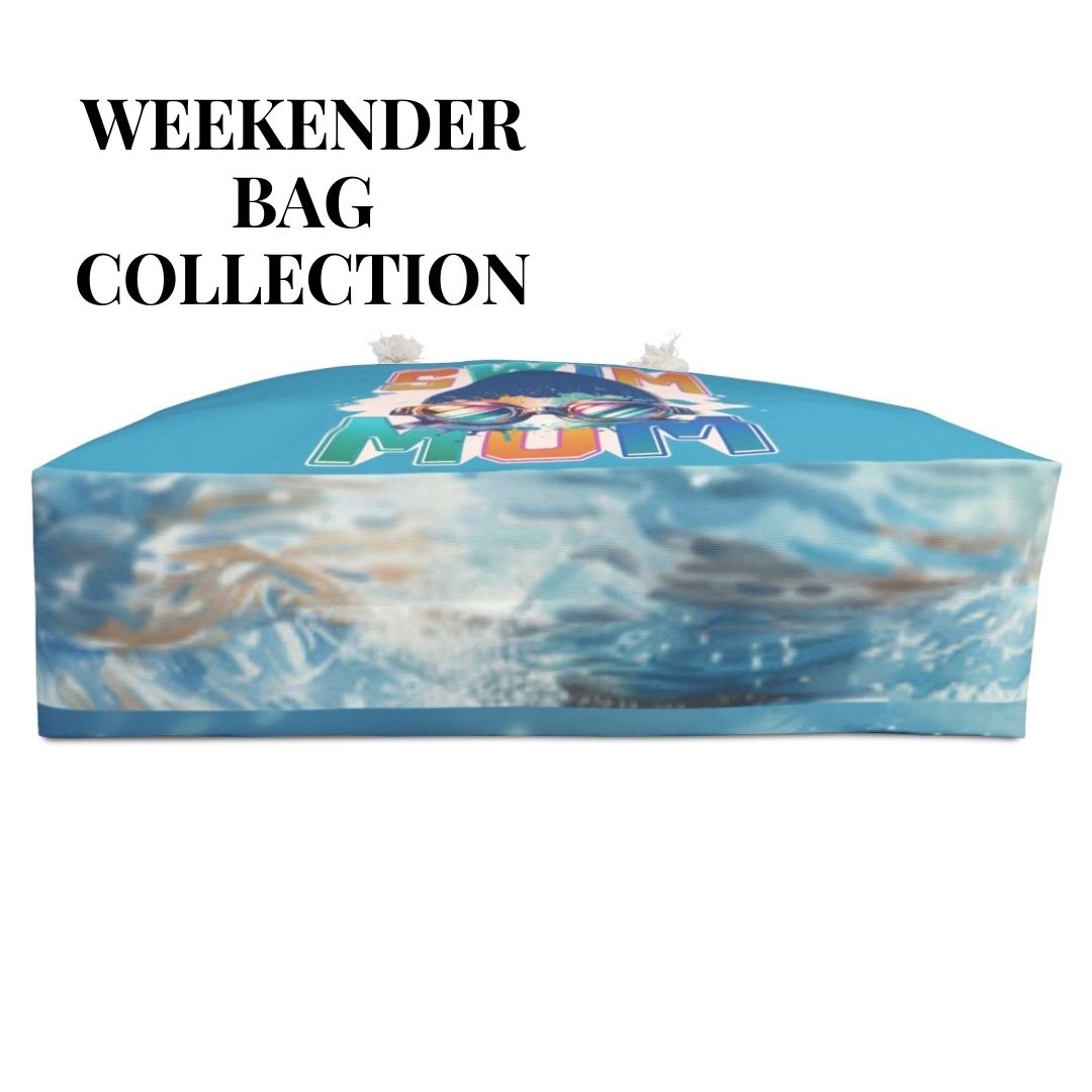 Swim Mom USA Weekender Bag Gift for Swimming Lovers USA Gift