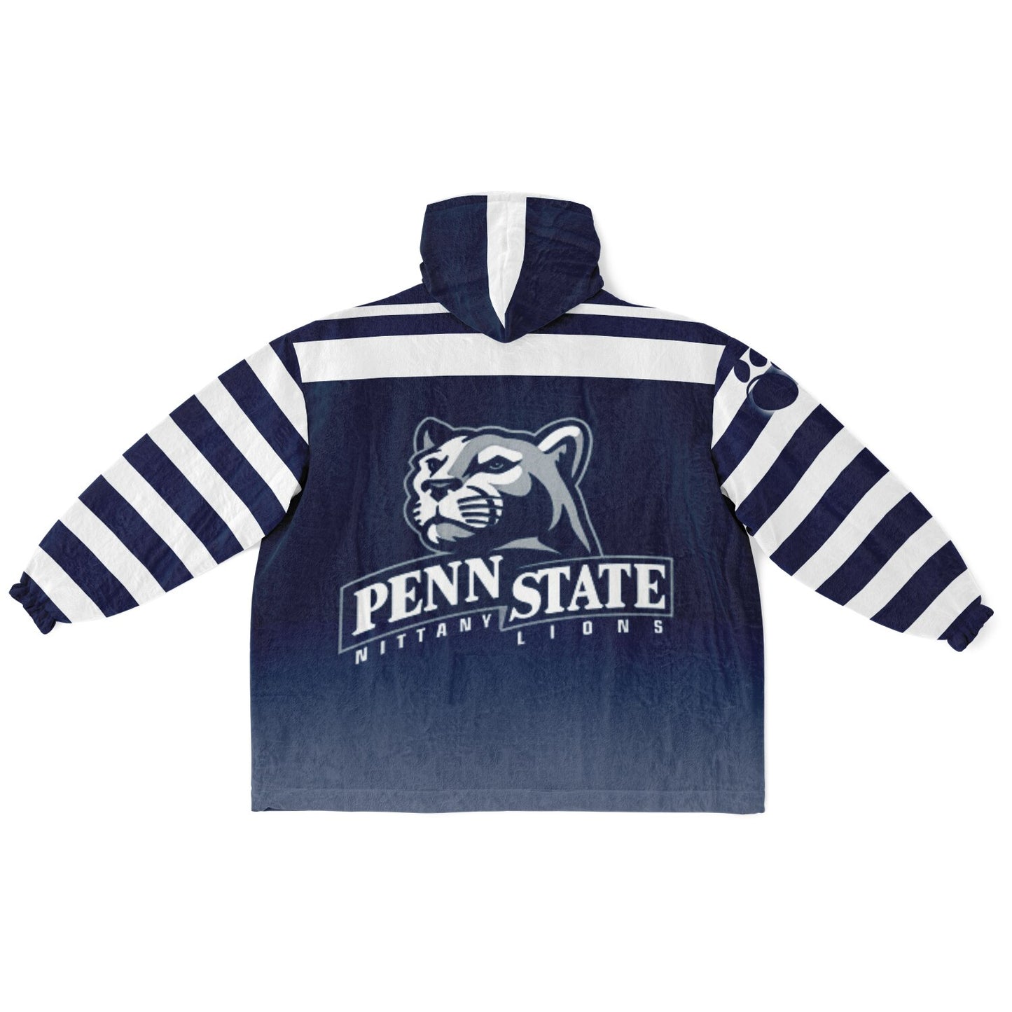 Penn St. Cuddle Hoodie Blue & White Pocket