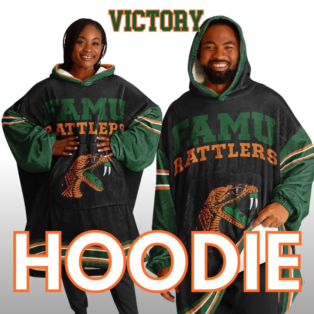 FAMU Black Cozy Cuddle Hoodie
