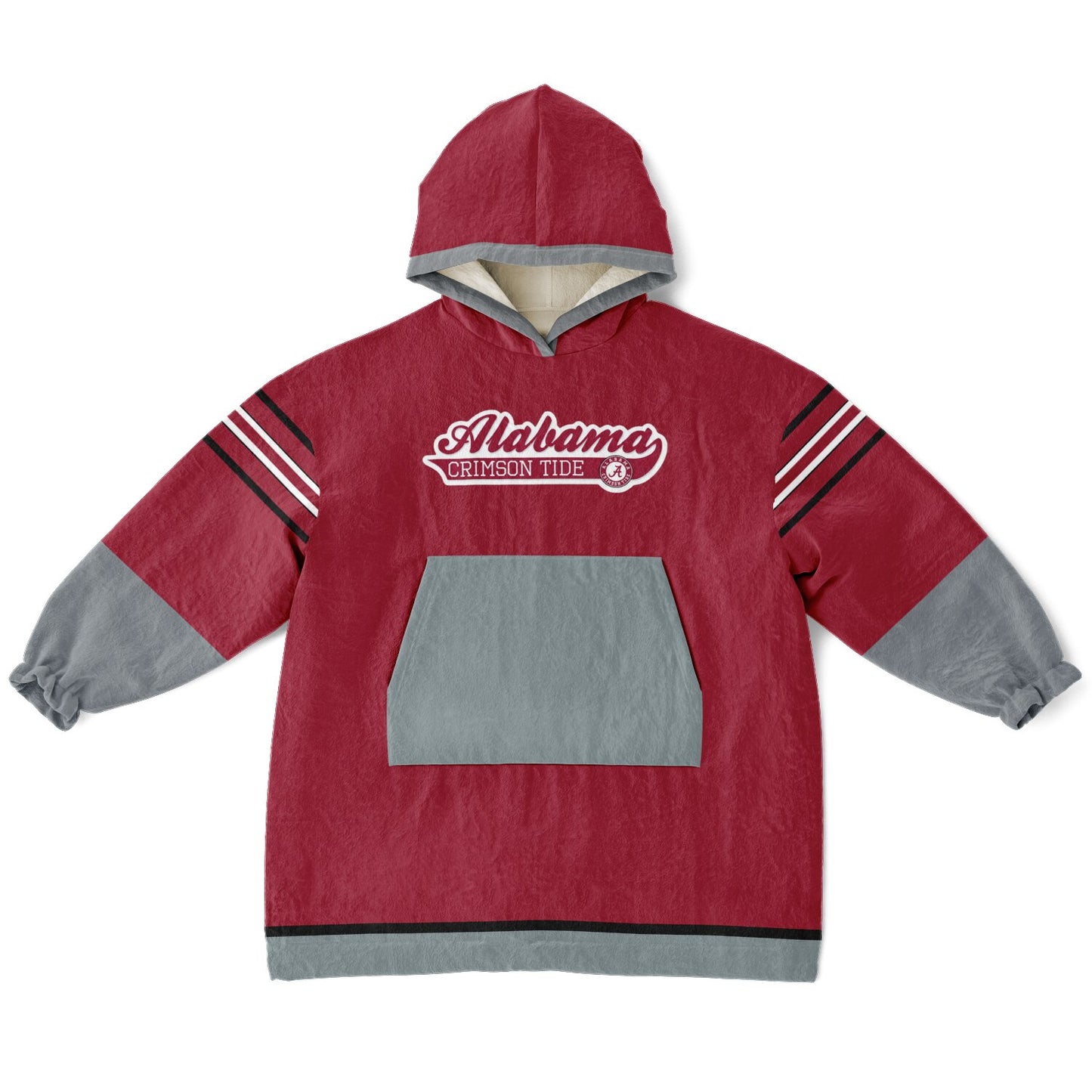 Youth Alalbama Crimson Tide Red Oversize Cuddle Hoodie Young Fan Gift From Alumni