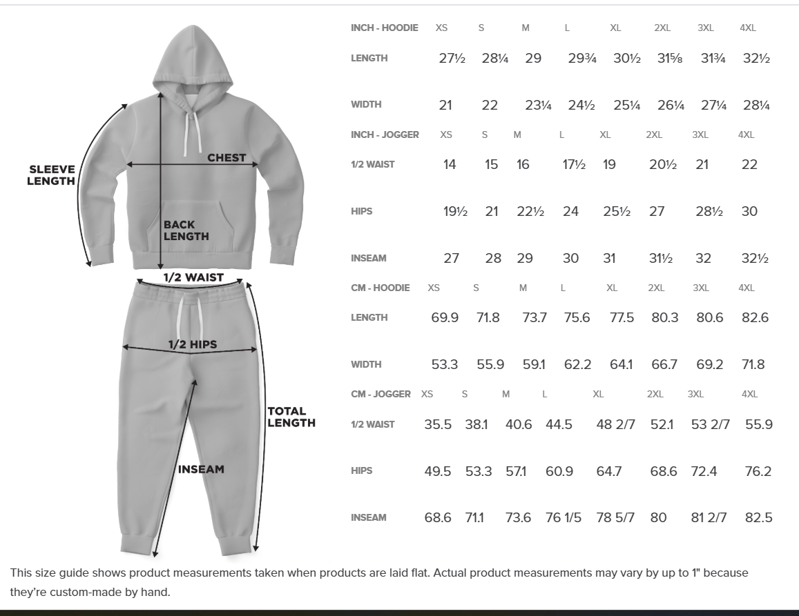 Hoodie & Pant Set - Get Custom Personalization