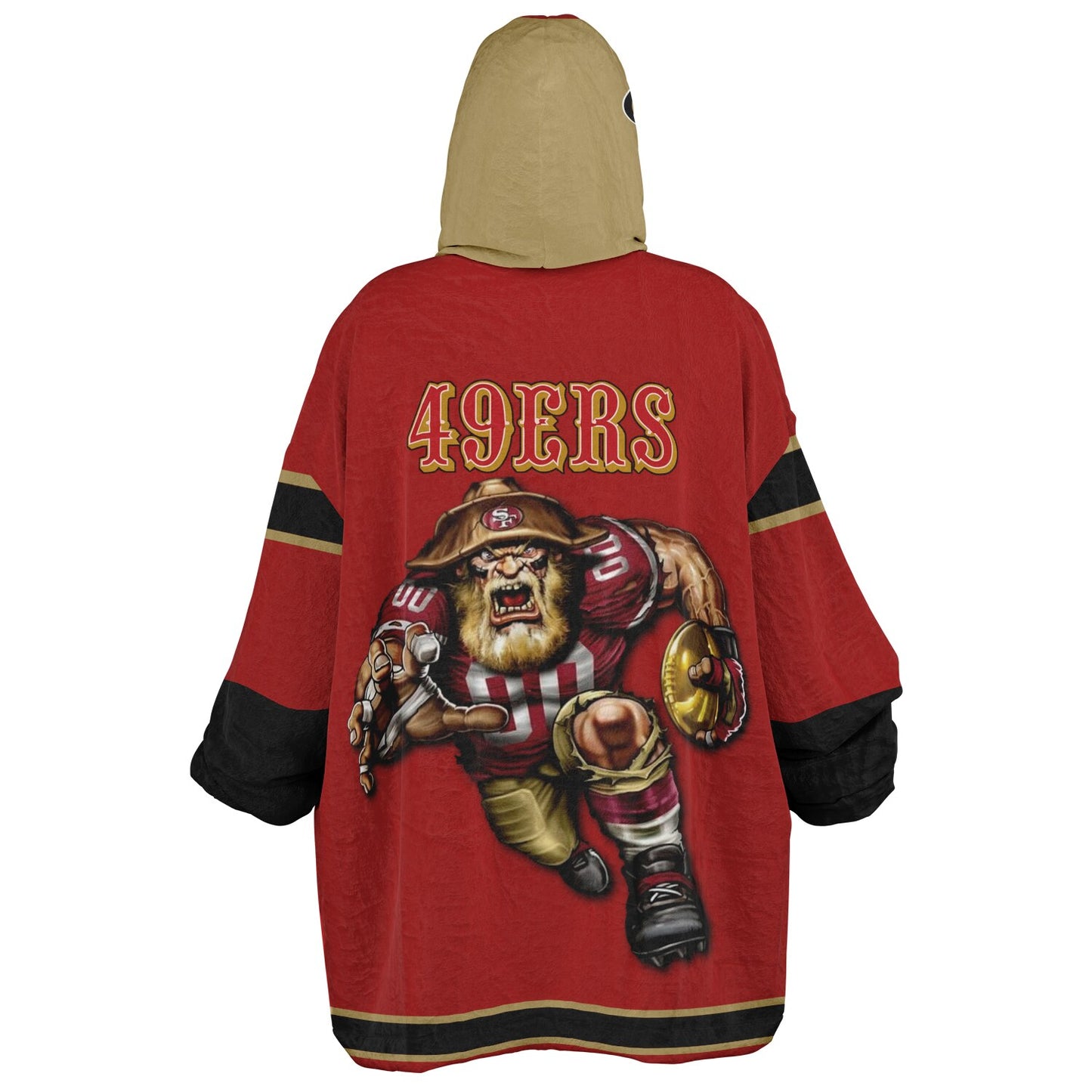 SF 49ers Red Cozy Cuddle Hoodie Gift for 49ers Fans