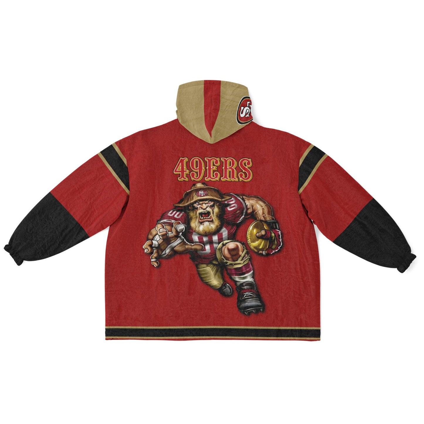 SF 49ers Red Cozy Cuddle Hoodie Gift for 49ers Fans