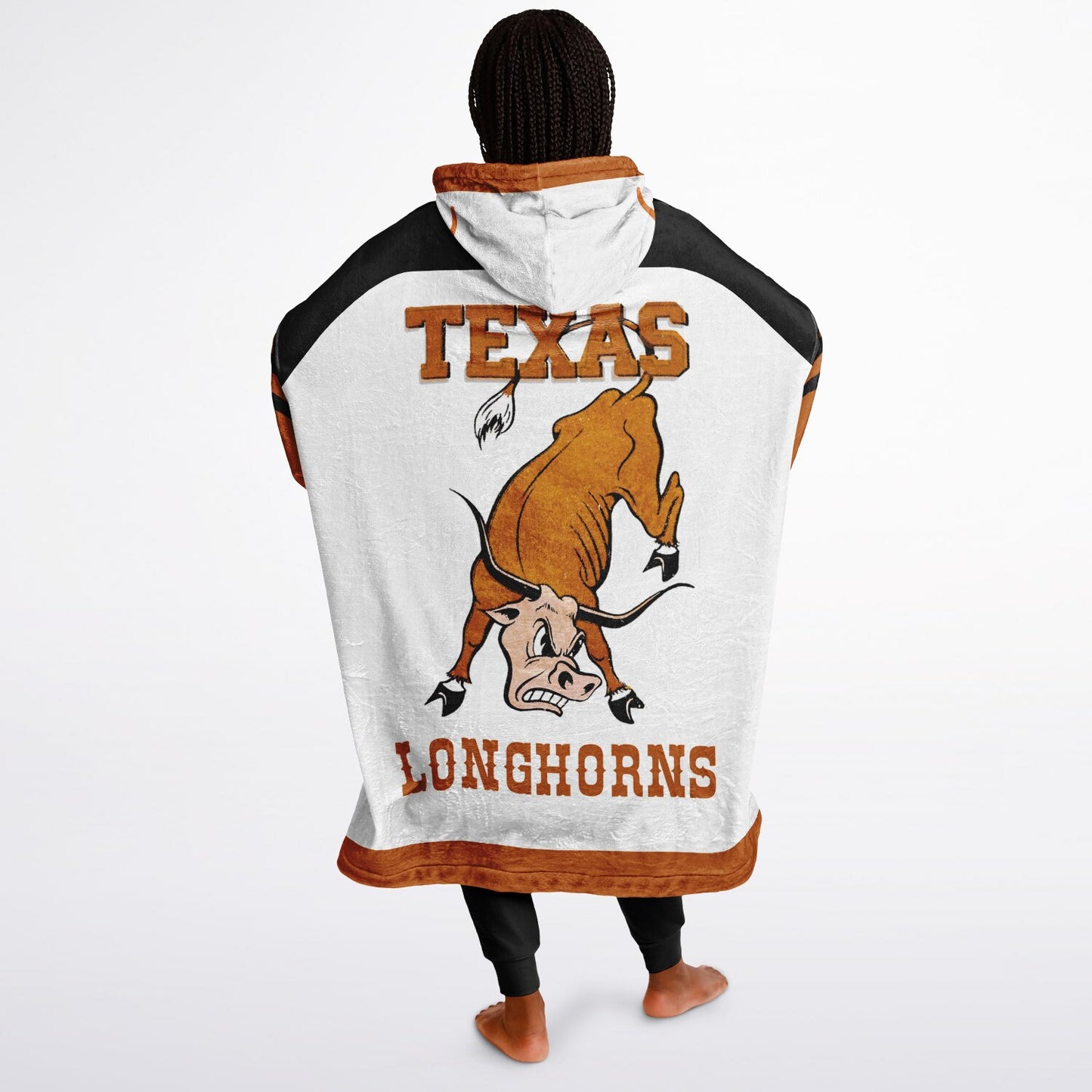 Texas Longhorns White Cuddle Hoodie Great Gift for Texas Alumni & Fans
