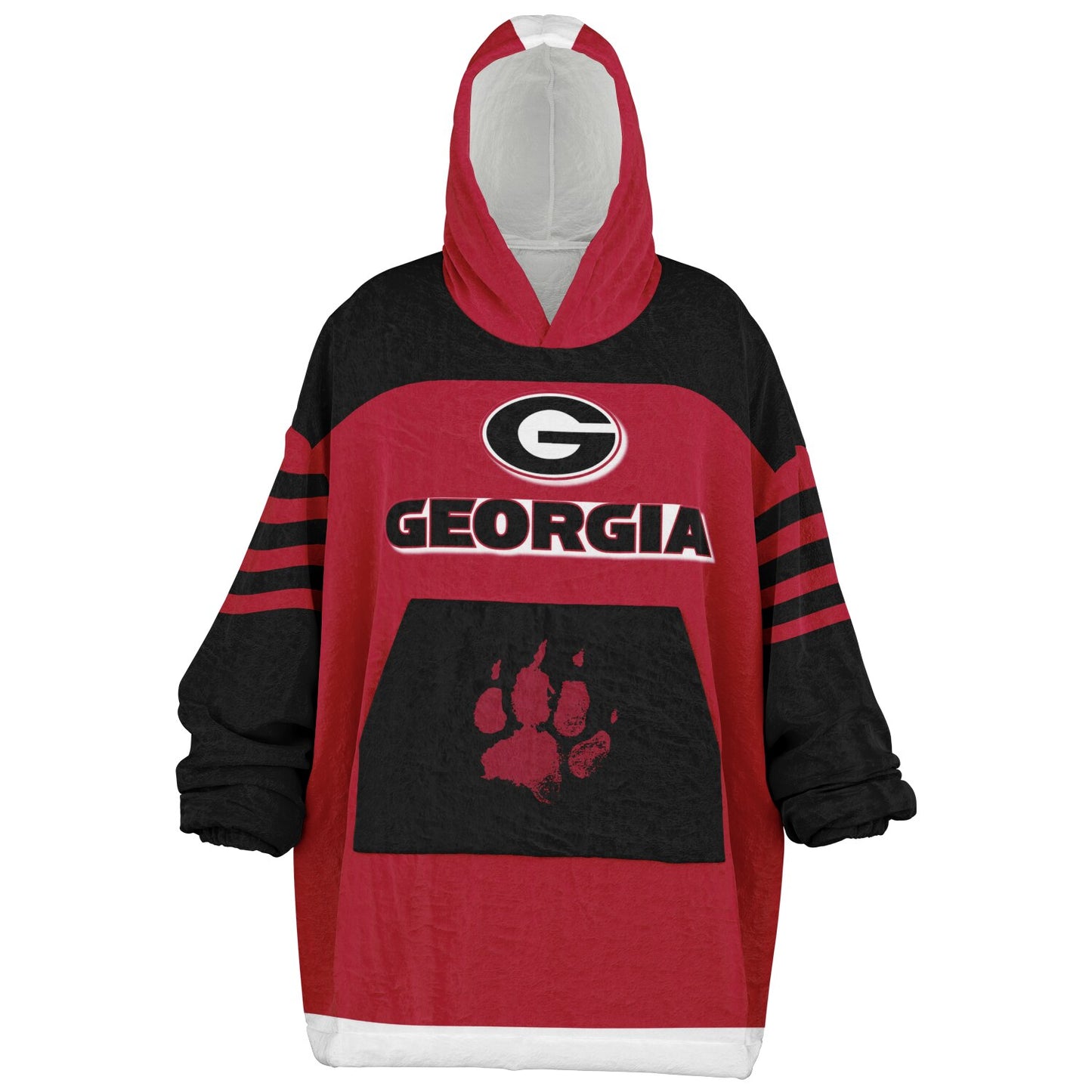 Georgia Red Dawgs Cozy Cuddle Hoodie Best Gift for Dawg Fans & Alumni