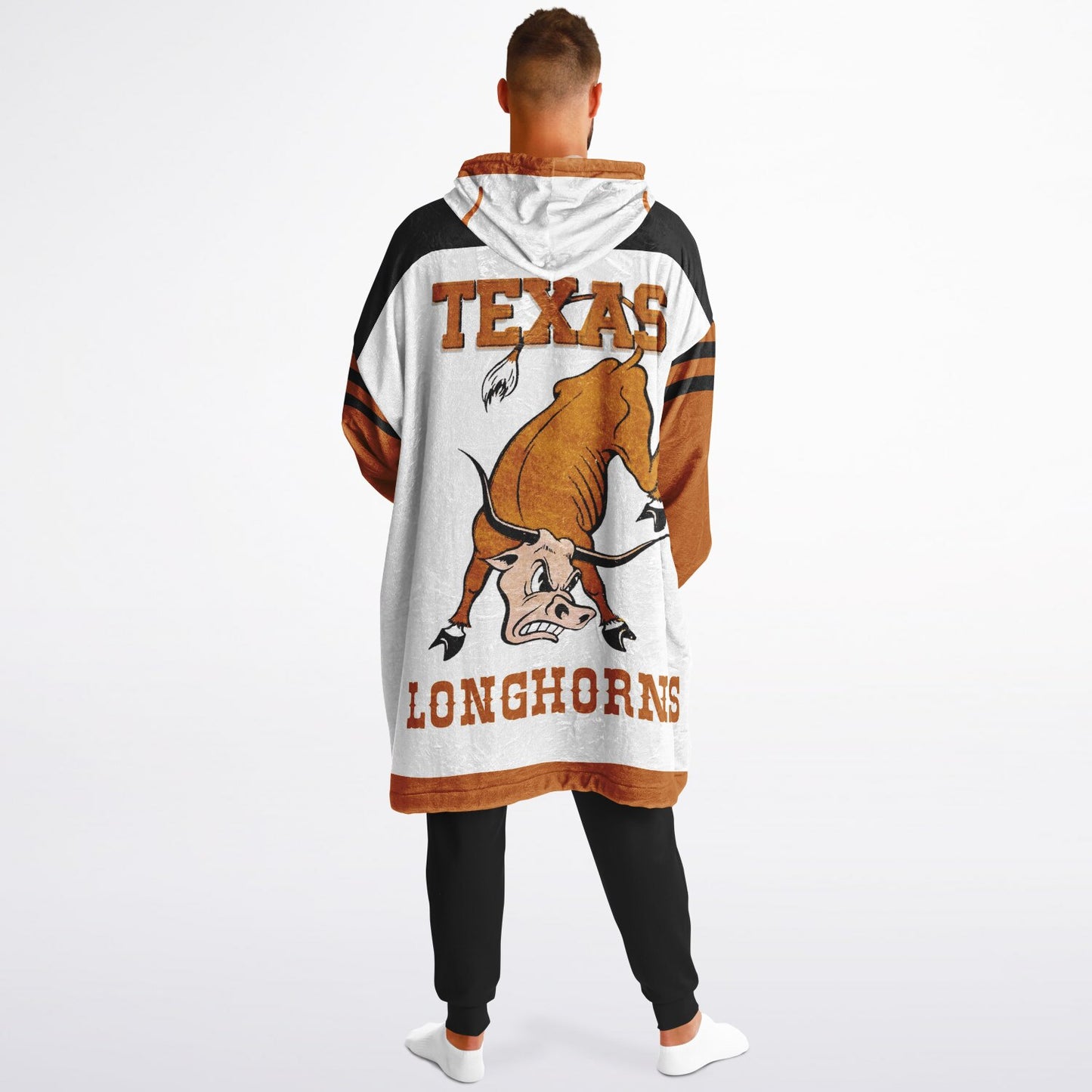 Texas Longhorns White Cuddle Hoodie Great Gift for Texas Alumni & Fans