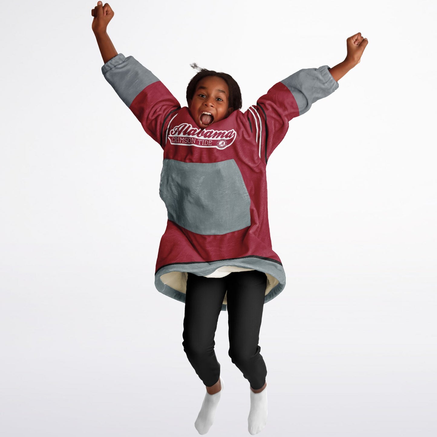 Youth Alalbama Crimson Tide Red Oversize Cuddle Hoodie Young Fan Gift From Alumni