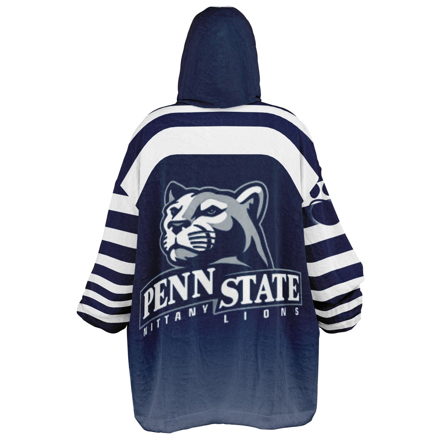 Penn St. Cuddle Hoodie Blue & White Pocket