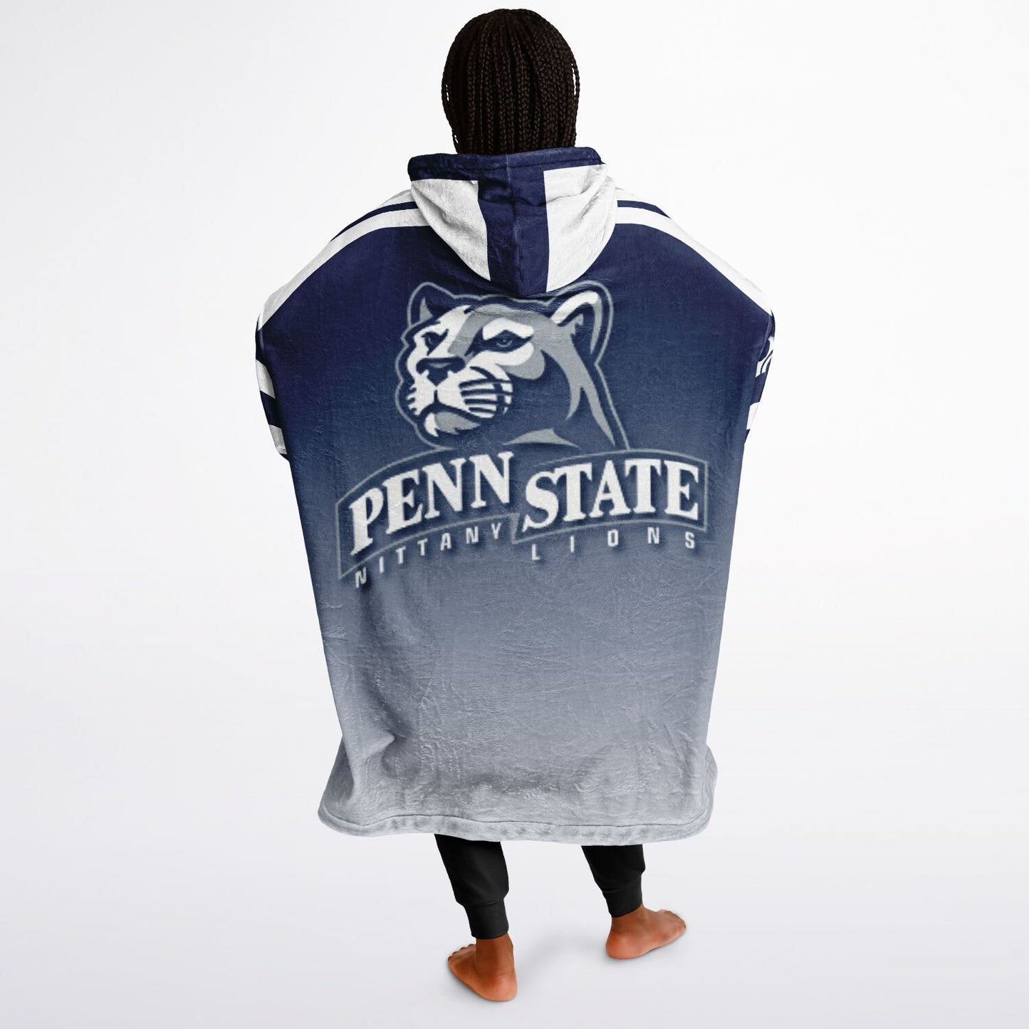 Penn St. Cuddle Hoodie White Out Design Penn St. Alumni Gift For Students Parents and Fans