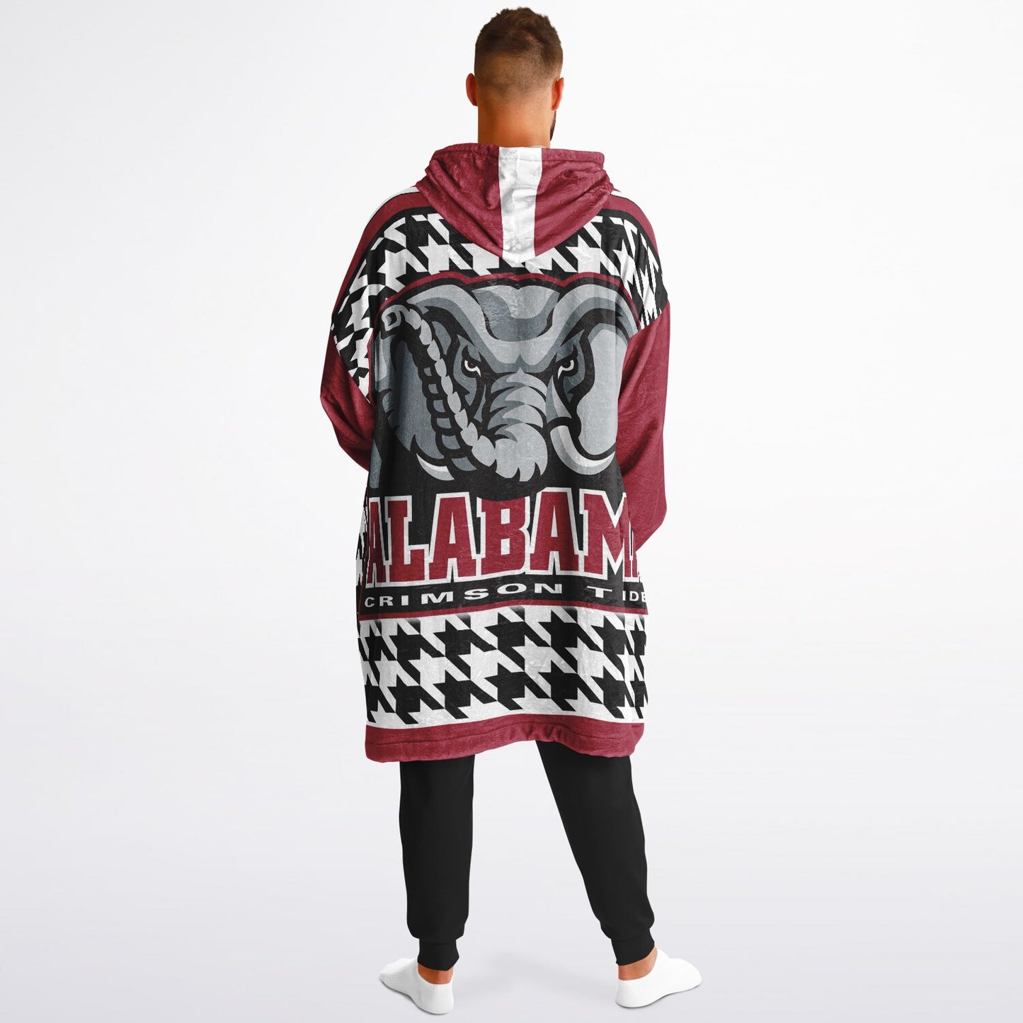 Alabama Crimson Tide Houndstooth Cuddle Hoodie Best Gift for Alabama Alumni and Fans
