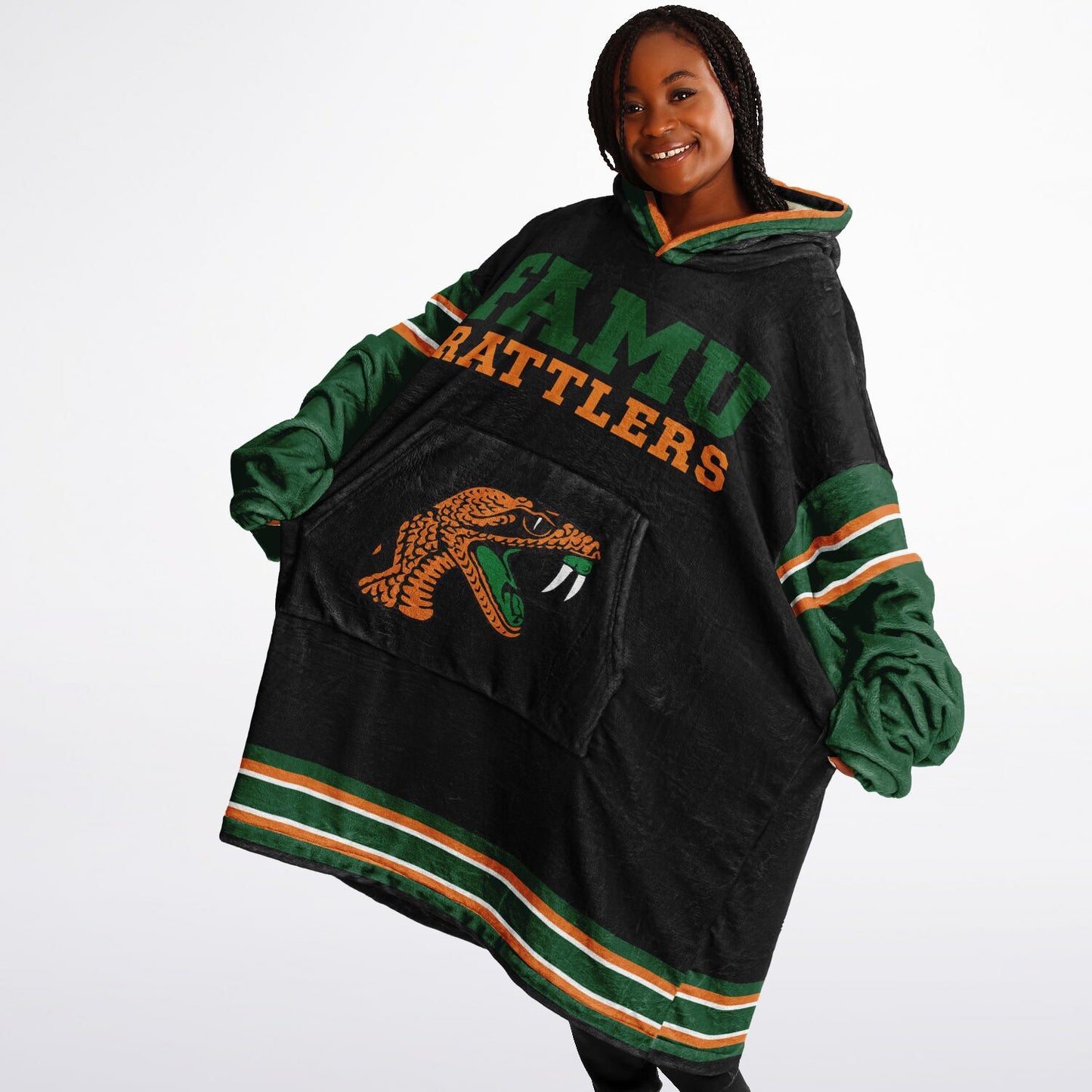 FAMU Black Cozy Cuddle Hoodie