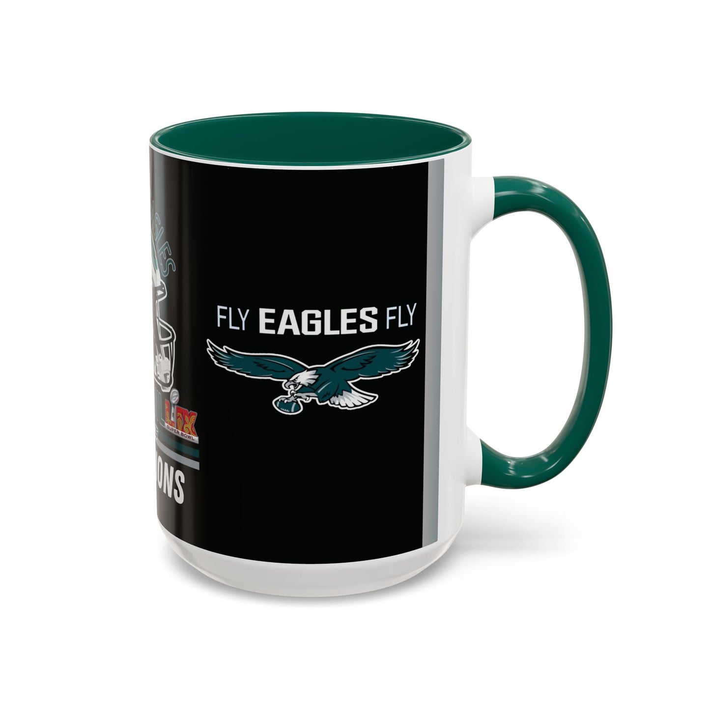 Eagles Midnight Green SB Colorful Mugs (11oz, 15oz)