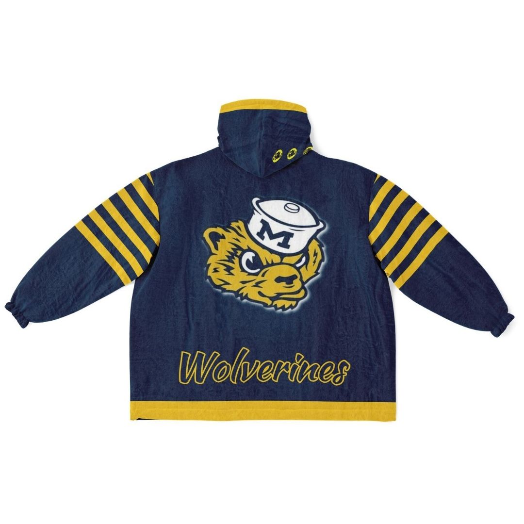 Michigan Football Cuddle Hoodie Maize & Blue Wolverines