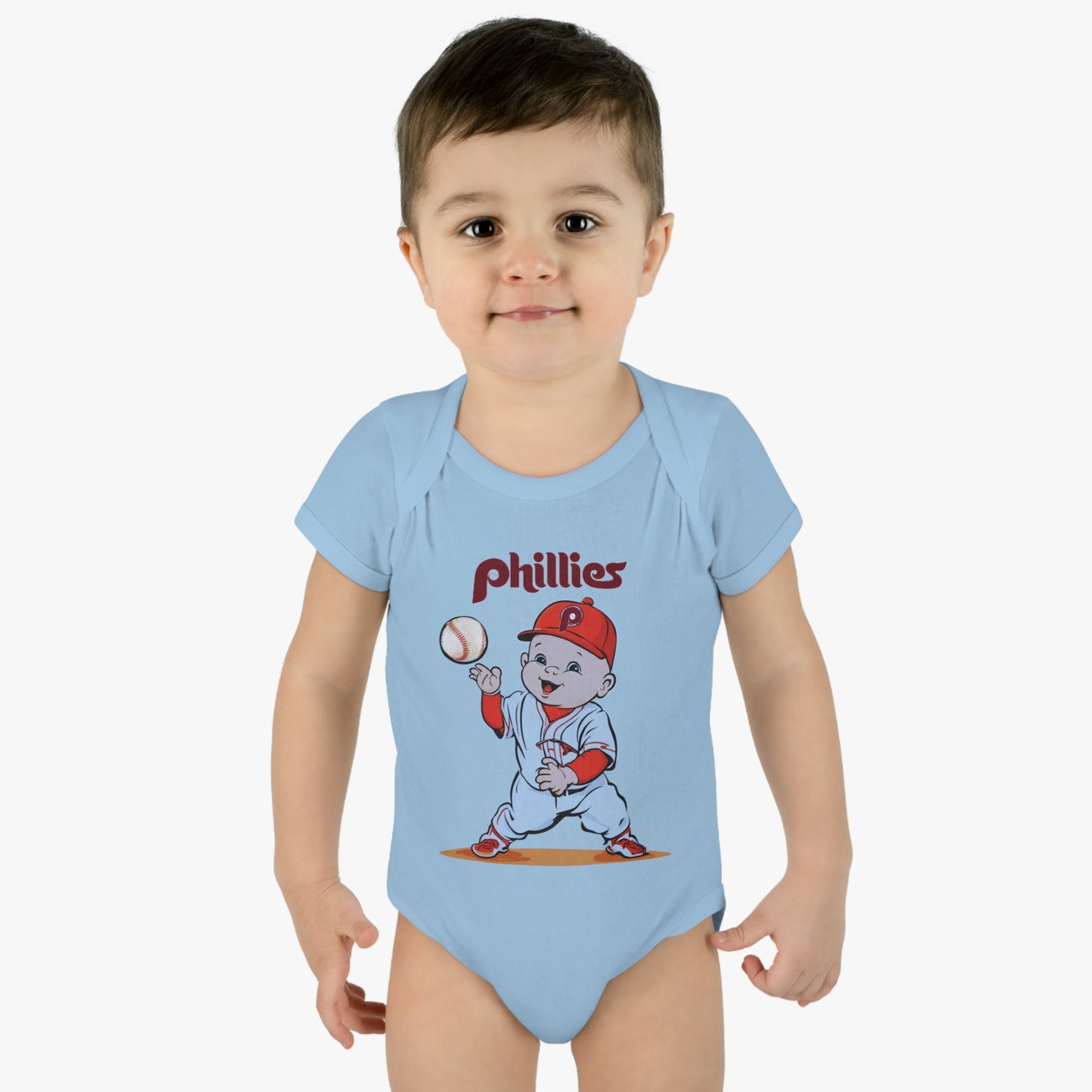 Phillies Baby Retro Infant Baby Rib Bodysuit Cutest New Fan Comfy Fit Super Soft Feel