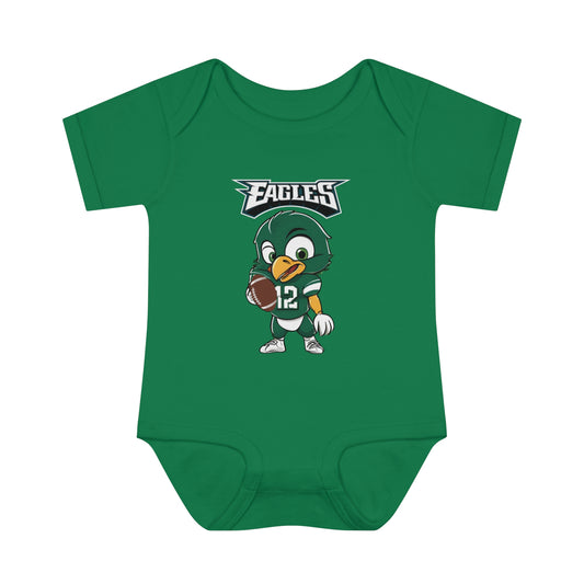 Baby Eagles Future Player Infant Baby Rib Bodysuit Eagles Born A Fan Cutest New Fan Comfy Fit Super Soft Feel