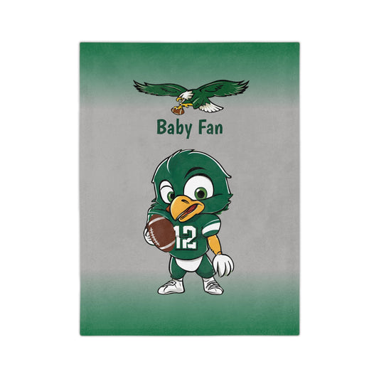 Baby Fan Eagles Baby Blanket