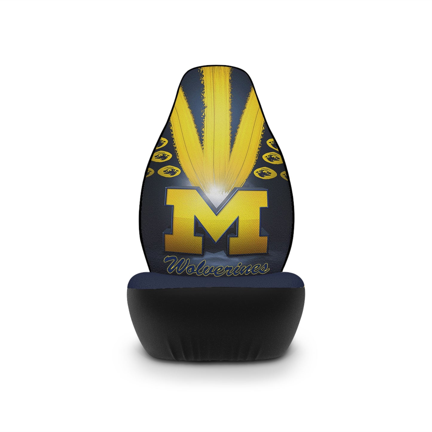 Car Seat Covers Michigan "Go Blue" seat covers, college car seat covers, gift for college student, college alumni gift. car accessories gift