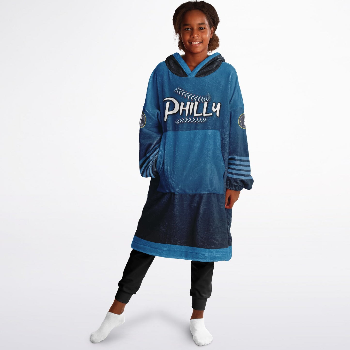 Youth Phillies City Connect Look Blue Cuddle Hoodie