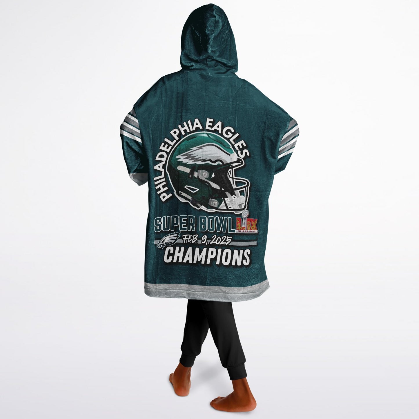 Youth Oversize Hooded Blanket Philly Player Green S.B. Champion