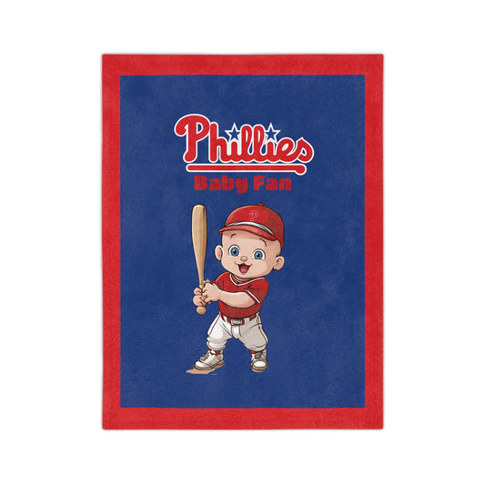 Baby Fan Blanket Philly Fan Phillies Fleece Blanket