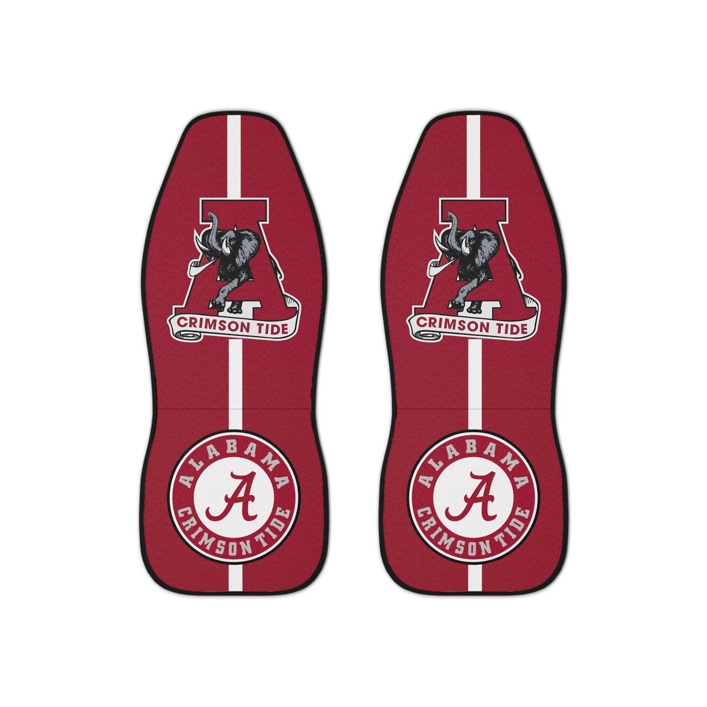 Car Seat Alabama Car Seat Covers, white & striped car seat covers, Alabama fan gift, car accessories gift, college student gift