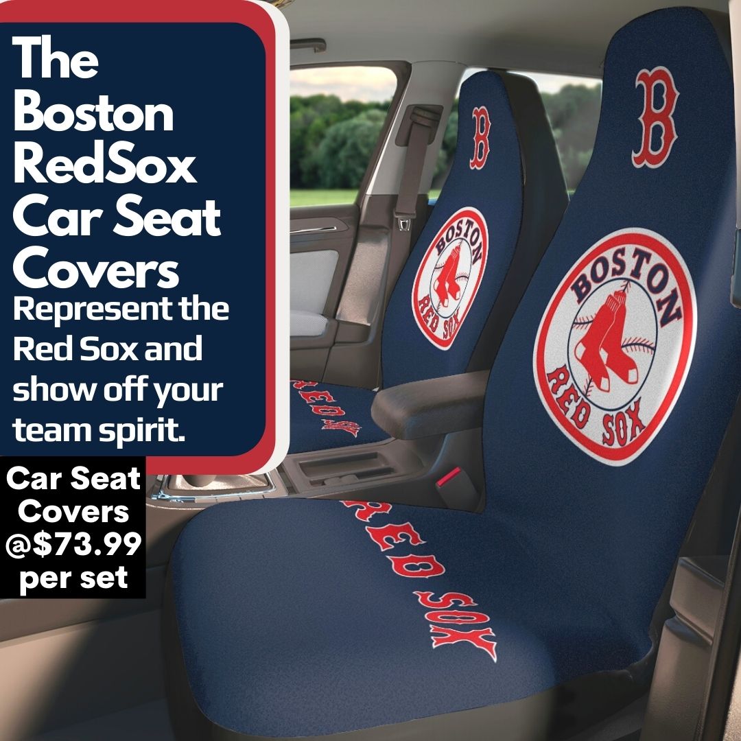 Boston Red Sox Car Seat Covers Red Sox Baseball Club Vehicle Seat Covers Red Sox Fan Gift Car Accessories Gift