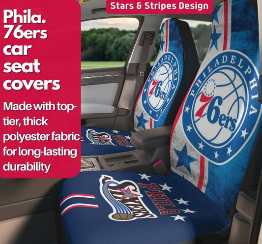 Philly Basketball Car Seat Covers  76ers Car Seat Protector Philadelphia Basketball Fan Gift