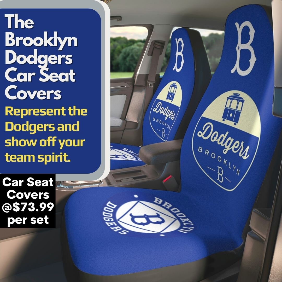 Brooklyn Dodgers Blue Car Seat Covers, Dodgers Baseball Club Truck Seat Covers Dodgers Fan Gift Car Accessories Gift