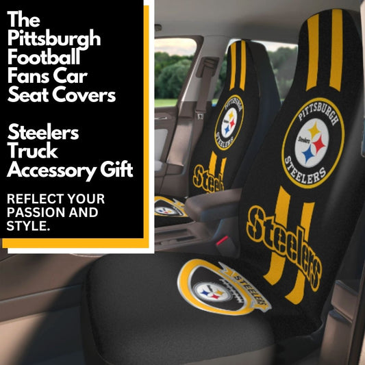 Pittsburgh Steelers Car Seat Covers Pittsburgh Steelers Football Truck Seat Protectors Steelers Football Gift Steelers Fan Gift