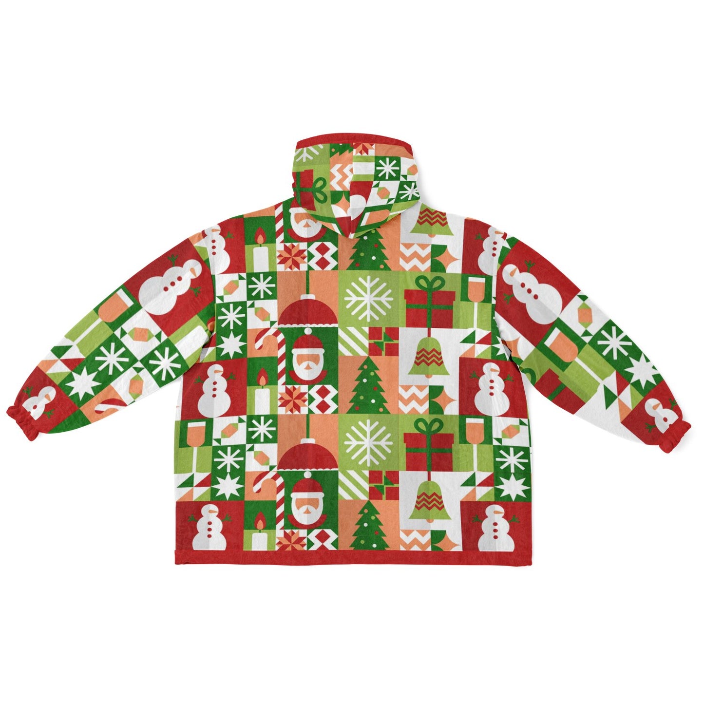 Festive Holiday Christmas Santa Snowman Fun Patchwork Fun SnuggleFit