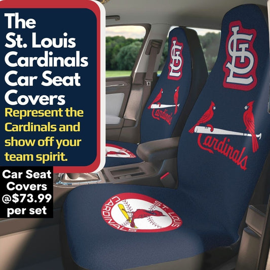 St. Louis Cardinals Car Seat Covers, Cardinals Baseball Club Truck Seat Covers Cardinals Fan Gift Car Accessories Gift