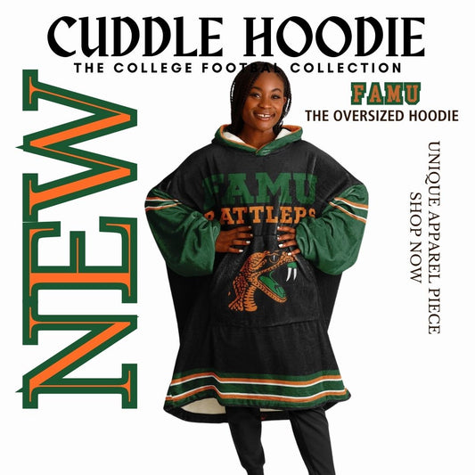 FAMU Black Cozy Cuddle Hoodie