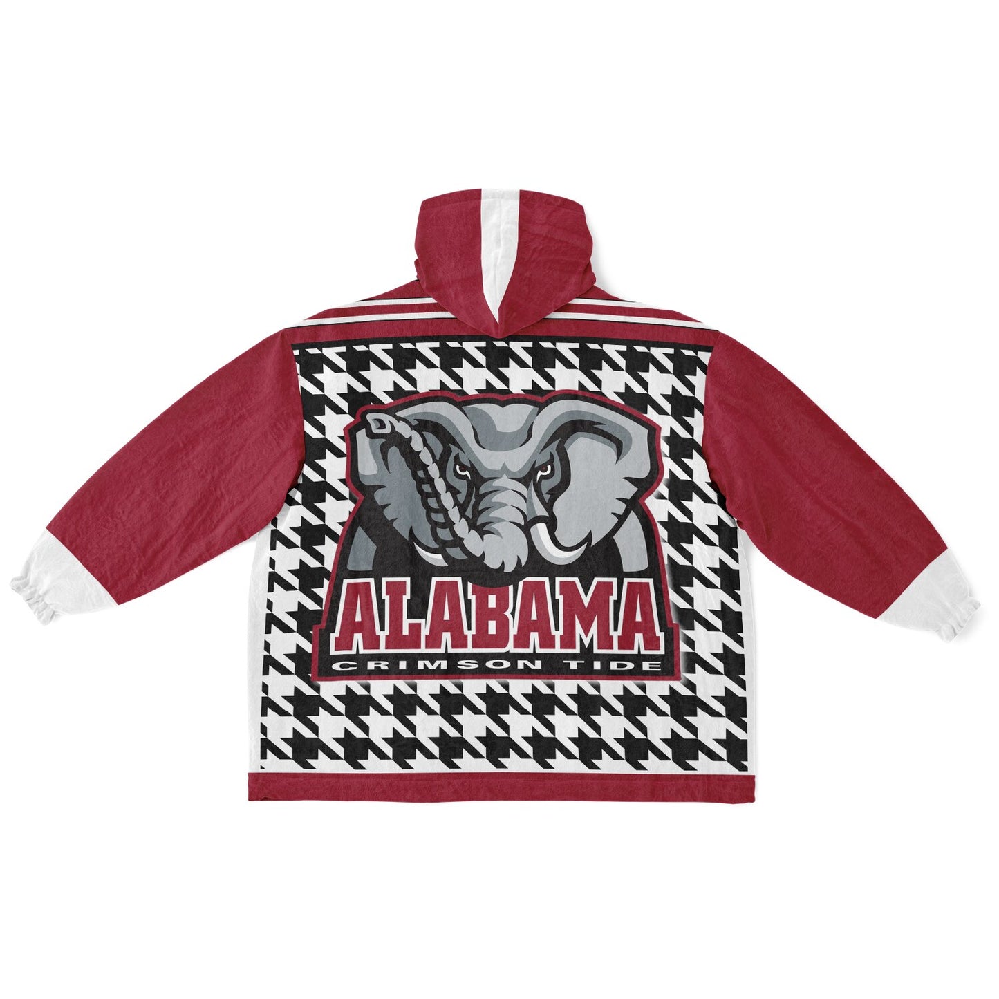 Alabama Crimson Tide Houndstooth Cuddle Hoodie Best Gift for Alabama Alumni and Fans